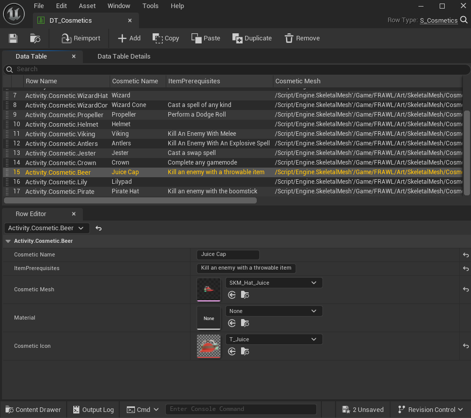 Data-driven cosmetics table